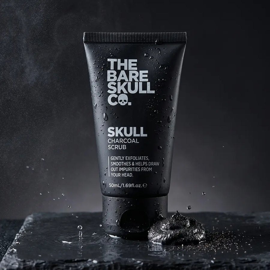 Skull Charcoal Scrub