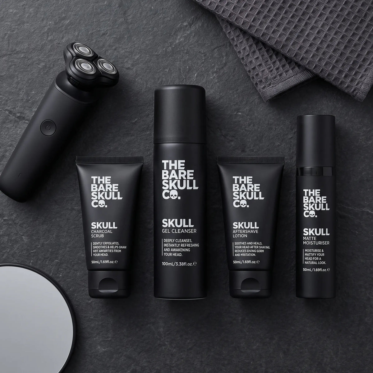 The Bare Skull 'Electric Shave' Kit - Dry The Bare Skull Co.