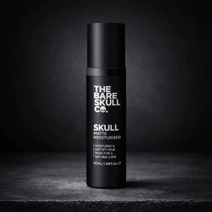 Skull Matte Moisturiser — matte finish moisturiser for bald heads